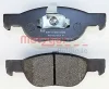 Превью - 1170390 METZGER Комплект тормозных колодок, дисковый тормоз (фото 2)