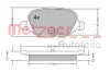1170392 METZGER Комплект тормозных колодок, дисковый тормоз