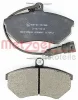 Превью - 1170412 METZGER Комплект тормозных колодок, дисковый тормоз (фото 2)