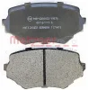 Превью - 1170415 METZGER Комплект тормозных колодок, дисковый тормоз (фото 2)