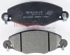 Превью - 1170437 METZGER Комплект тормозных колодок, дисковый тормоз (фото 2)