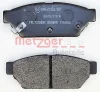 Превью - 1170492 METZGER Комплект тормозных колодок, дисковый тормоз (фото 2)