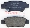 Превью - 1170508 METZGER Комплект тормозных колодок, дисковый тормоз (фото 2)