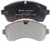 Превью - 1170521 METZGER Комплект тормозных колодок, дисковый тормоз (фото 2)
