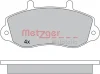 Превью - 1170553 METZGER Комплект тормозных колодок, дисковый тормоз (фото 3)
