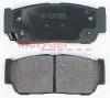 Превью - 1170557 METZGER Комплект тормозных колодок, дисковый тормоз (фото 2)