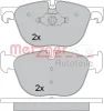Превью - 1170562 METZGER Комплект тормозных колодок, дисковый тормоз (фото 5)