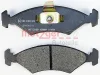 Превью - 1170568 METZGER Комплект тормозных колодок, дисковый тормоз (фото 2)