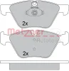 Превью - 1170684 METZGER Комплект тормозных колодок, дисковый тормоз (фото 4)