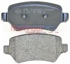 Превью - 1170812 METZGER Комплект тормозных колодок, дисковый тормоз (фото 3)