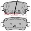Превью - 1170812 METZGER Комплект тормозных колодок, дисковый тормоз (фото 4)