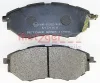 Превью - 1170841 METZGER Комплект тормозных колодок, дисковый тормоз (фото 3)