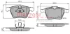 Превью - 1170864 METZGER Комплект тормозных колодок, дисковый тормоз (фото 2)
