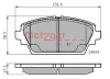 Превью - 1170870 METZGER Комплект тормозных колодок, дисковый тормоз (фото 2)