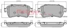 Превью - 1170901 METZGER Комплект тормозных колодок, дисковый тормоз (фото 2)