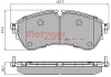 Превью - 1170906 METZGER Комплект тормозных колодок, дисковый тормоз (фото 3)