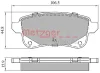 Превью - 1170909 METZGER Комплект тормозных колодок, дисковый тормоз (фото 3)