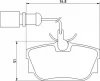 363700205135 MAGNETI MARELLI Комплект тормозных колодок, дисковый тормоз