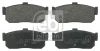 16271 FEBI Комплект тормозных колодок, дисковый тормоз