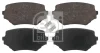 16647 FEBI Комплект тормозных колодок, дисковый тормоз