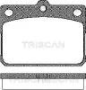 8110 10009 TRISCAN Комплект тормозных колодок, дисковый тормоз