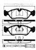 8110 10550 TRISCAN Комплект тормозных колодок, дисковый тормоз