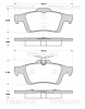 8110 10570 TRISCAN Комплект тормозных колодок, дисковый тормоз