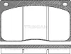 8110 10799 TRISCAN Комплект тормозных колодок, дисковый тормоз