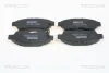 8110 13053 TRISCAN Комплект тормозных колодок, дисковый тормоз