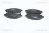 8110 14021 TRISCAN Комплект тормозных колодок, дисковый тормоз