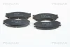 8110 14947 TRISCAN Комплект тормозных колодок, дисковый тормоз