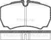 8110 15029 TRISCAN Комплект тормозных колодок, дисковый тормоз