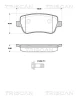8110 15043 TRISCAN Комплект тормозных колодок, дисковый тормоз