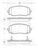 8110 18017 TRISCAN Комплект тормозных колодок, дисковый тормоз
