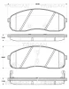 8110 18021 TRISCAN Комплект тормозных колодок, дисковый тормоз