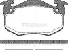8110 25177 TRISCAN Комплект тормозных колодок, дисковый тормоз