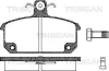 8110 25189 TRISCAN Комплект тормозных колодок, дисковый тормоз
