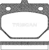 8110 41128 TRISCAN Комплект тормозных колодок, дисковый тормоз