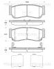 8110 43030 TRISCAN Комплект тормозных колодок, дисковый тормоз