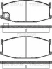 8110 50061 TRISCAN Комплект тормозных колодок, дисковый тормоз