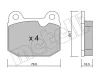 22-0013-1 METELLI Комплект тормозных колодок, дисковый тормоз