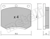 22-0023-0 METELLI Комплект тормозных колодок, дисковый тормоз