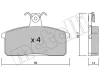 22-0026-4 METELLI Комплект тормозных колодок, дисковый тормоз