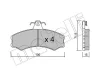 22-0031-1 METELLI Комплект тормозных колодок, дисковый тормоз