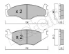 22-0045-0 METELLI Комплект тормозных колодок, дисковый тормоз