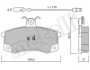 22-0062-1 METELLI Комплект тормозных колодок, дисковый тормоз