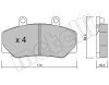 22-0075-0 METELLI Комплект тормозных колодок, дисковый тормоз