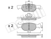 22-0079-1 METELLI Комплект тормозных колодок, дисковый тормоз