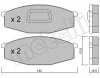 22-0110-1 METELLI Комплект тормозных колодок, дисковый тормоз