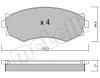22-0190-0 METELLI Комплект тормозных колодок, дисковый тормоз